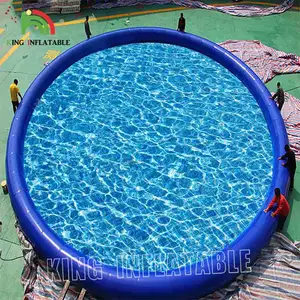 Надувной бассейн, большой круглый ПВХ, диаметр 10-50 м, для взрослых и детей, на заказ