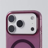 Coque de téléphone en PC rigide transparente ultra-fine pour iPhone 18 Pro 17 Pro Max 16 15 Pro 14 13 Pro, compatible avec la recharge magnétique sans fil