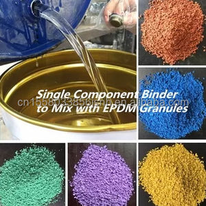 Adhésif polyuréthane (PU) pour revêtements <span class=keywords><strong>de</strong></span> sol sportifs en caoutchouc, colle respirante EPDM SBR pour pistes <span class=keywords><strong>de</strong></span> course et sentiers athlétiques - Product Image 4