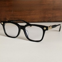 Gafas Ópticas de Diseño de Alta Calidad para Hombre y Mujer, Estilo Punk COXUCKER, Talla 52-20-145, Monturas de Acetato y Titanio de Lujo para Negocios