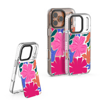 Étui de téléphone personnalisé en TPU+PC avec anneau magnétique, protection antichoc de luxe pour 17 Pro, accessoires mobiles en gros