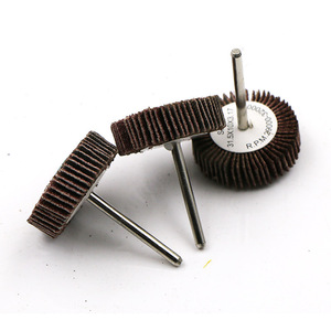 Flap <b>Wheel</b> <b>Grinding</b> Head 32mm x 10mm 3.17mm Shaft 80 Grit Abrasive Cloth For Metal Polishing Sanding - Product Image 3