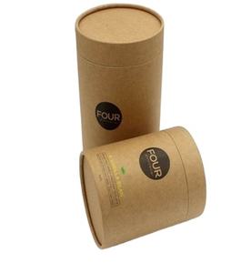 <span class=keywords><strong>Tube</strong></span> de papier rond imprimé sur mesure, emballage durable de tubes d'expédition d'affiches d'expédition kraft à noyau de papier - Product Image 6