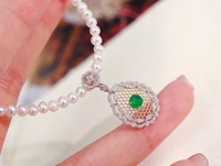 Collar con Colgante de Diamante de Oro de 18K con Certificado Internacional, Ovalado Natural con Cierre Universal - Regalo