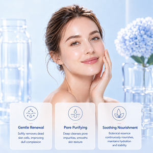 KORMESIC - Gel Exfoliante Facial XOL de 50g, Limpiador Facial Calmante, Iluminador, Nutritivo e Hidratante, Halal - Product Image 3