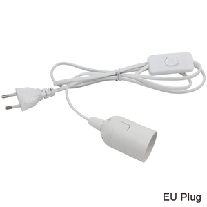 Juego de cables de lámpara colgante, extensión de 15 pies, enchufe de bombilla E26 E27 a ca de EE. UU. Con interruptor de encendido/apagado - Product Image 4
