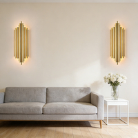 Produits à succès 2025 Lampes murales en acier inoxydable Éclairage mural intérieur Lumières LED pour la décoration intérieure de la maison