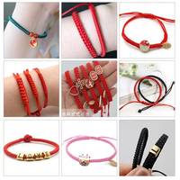 Cordon en nylon de 1,5 mm pour nœuds chinois, macramé, bracelet tressé, fil DIY pour perles de jade, accessoires et bijoux