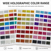 Paillettes holographiques en vrac pour globes à neige, gobelets et ongles – Mélange de paillettes épaisses pour globes à neige et ongles