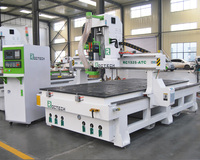 Machine de fraisage CNC à tête de coupe unique ATC RC1325S-ATC, prix compétitif, 4*8 pieds, machine de perçage intelligente pour le travail du bois, 220V/380V