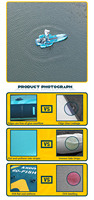 Nuevo producto Tabla de pesca E-fin Estable Plegable Inflable Pesca Kayak SUP Board