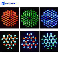 Réflecteur en aluminium parabolique BFlight 54X3W led projecteur de scène par lumière sans fil dmx