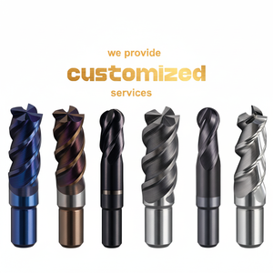 Fraise à bout en carbure de tungstène HRC60 à 4 cannelures avec personnalisation ODM/OEM - Product Image 1