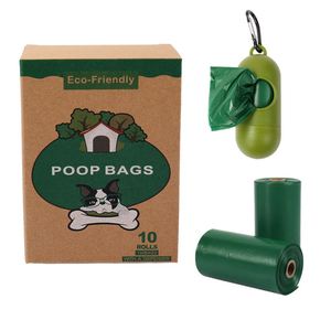 Bolsas Biodegradables Extra Gruesas para Excremento de Perro de 20x30cm, 15 Rollos, Bolsa para Excremento de Perro con Dispensador y Logotipo Personalizado - Product Image 1