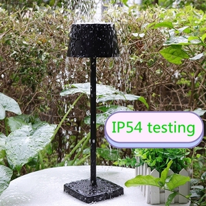 Moderno ristorante europeo dell'hotel <span class=keywords><strong>lampada</strong></span> da tavolo a LED ricaricabile lampade da pranzo romantiche zafferano <span class=keywords><strong>poldina</strong></span> pro - Product Image 5