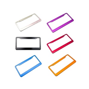 Cadre de <span class=keywords><strong>plaque</strong></span> d'<span class=keywords><strong>immatriculation</strong></span> de voiture personnalisé en acier inoxydable, support universel pour <span class=keywords><strong>plaque</strong></span> d'<span class=keywords><strong>immatriculation</strong></span> américaine, cadre de <span class=keywords><strong>plaque</strong></span> d'<span class=keywords><strong>immatriculation</strong></span> en métal antirouille, OEM - Product Image 5