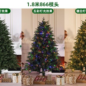 10ft 8ft 7ft 6ft nhà máy trực tiếp trong nhà tùy chỉnh Cây giáng sinh bán buôn PE + PVC prelight thực tế nhân tạo Cây giáng sinh - Product Image 2