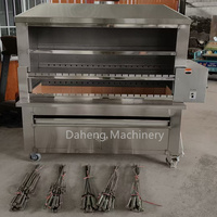 Machine à rôtir au charbon de bois commerciale à haute efficacité, gril à charbon de bois pour viande