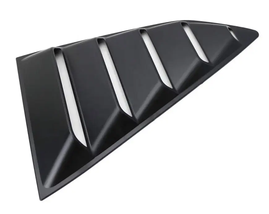 Finitura nera Stile di Corsa Posteriore Finestra Laterale Scoop Air Vent/Feritoia Tonalità Per Il 2016-up Chevrolet Camaro