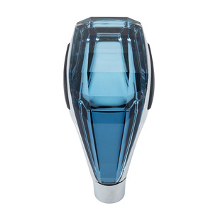 Pommeau de levier de vitesse en cristal pour voitures Lada, capteur tactile LED, accessoire intérieur ergonomique, personnalisé avec logo lumineux - Product Image 5
