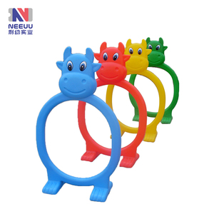 Jouets pour enfants, jeux de plein air et d'intérieur, obstacles en plastique, hippopotames, grottes à creuser, 4 pièces/ensemble - Product Image 2