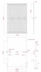 25 năm tuổi thọ 10KW Tấm Pin Mặt Trời 5KW trên lưới/tắt hệ thống bảng điều khiển năng lượng mặt trời cho gia đình - Product Image 4