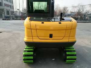 Mini-excavatrice de 4 tonnes en stock, excavatrice sur chenilles, modèle 40, petite pelle pour le désherbage dans les cours et les champs - Product Image 5