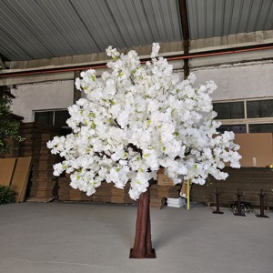 Tik Tok hit cây hoa anh đào Nhân Tạo Hoa lụa hoa anh đào cây 1.5m Trắng Đỏ Hồng cho đám cưới Vườn trang trí ngoài trời - Product Image 6