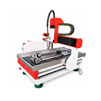Jinan Mosencnc 6090 Mini Router CNC de 4 Ejes, Motor Rotatorio Único, Máquina de Grabado Compacta Multiusos para Madera y Acrílico