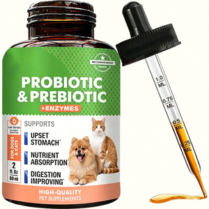 Gotas Herbales Probióticas para Perros OEM, Refuerzo Digestivo e Inmunológico, Gotas Líquidas Probióticas para el Sistema Inmunitario, Suplementos para la Salud de las Mascotas - Product Image 1
