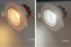 <span class=keywords><strong>Spot</strong></span> COB 12W Benory RGBW Loxone 24V, éclairage Tuya Wify KNX Dali CCT réglable, contrôle DMX Casambi, gradation PWM, RGBCCT Downlight - Product Image 3