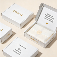 Boîte d'expédition en carton noir grand format pour vêtements, personnalisable avec logo imprimé, en carton ondulé pour l'emballage et l'expédition en gros