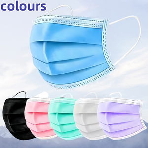 <span class=keywords><strong>Masque</strong></span> médical <span class=keywords><strong>chirurgical</strong></span> dentaire 3 ou 4 plis ASTM F2100, masques jetables pour hôpital, en stock - Product Image 1