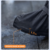 Bottes de pluie imperméables pour sports d'hiver et moto, hautes, antidérapantes, anti-chute, en PVC épaissi pour adultes (S-2XL)