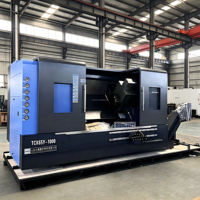 Prix usine TCK65Y Centre d'usinage 4 axes, Tour CNC avec outillage motorisé axe Y automatique, Robuste, Commande FANUC/GSK, Haute précision