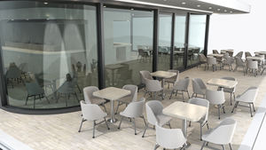 Maison Bateau Arche de Noé Maison flottante Eau <span class=keywords><strong>Restaurant</strong></span> Aluminium Arche d'eau de luxe Maison flottante - Product Image 6