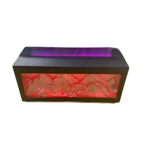 Humidificateur d'ambiance IBN Flame Mountain Flame Christmas avec télécommande ABS, rechargeable, pour intérieur/extérieur, lumière ambiante avec variateur d'intensité - Product Image 5