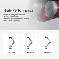 Bras robotique collaboratif JAKA Pro12, charge utile de 12 kg, portée de 1327 mm, 6 axes, cobot, répétabilité de ±0,03 mm pour l'assemblage, la manutention et le soudage