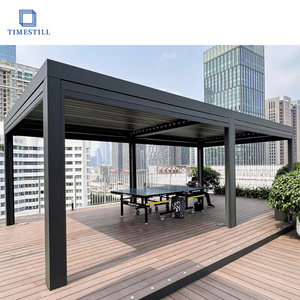 Pérgola <span class=keywords><strong>de</strong></span> <span class=keywords><strong>Aluminio</strong></span> TIMESTILL con <span class=keywords><strong>Lamas</strong></span>, Pérgola <span class=keywords><strong>de</strong></span> <span class=keywords><strong>Aluminio</strong></span> <span class=keywords><strong>para</strong></span> Exteriores <span class=keywords><strong>de</strong></span> 4x6 m, Resistente al Viento - Product Image 5