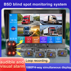 Reproductor MP5 Multifunción con Monitor de Estacionamiento, Pantalla Dividida de 10.1 Pulgadas y 4 Canales, DVR Integrado, Sistema de Alarma de Punto Ciego para Camiones, Cámaras BSD Ki YB-10 - Product Image 5
