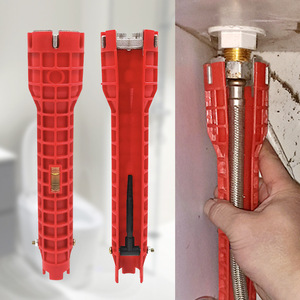 Clé multifonctionnelle 8-en-1 pour salle de bain, clé pour lavabo, clé à vis réglable, clé pour robinet et tuyau, outil d'installation - Product Image 3