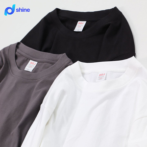 T-shirt a manica lunga in <span class=keywords><strong>cotone</strong></span> 100% da 240 g/m², tinta unita, di alta qualità, unisex, bianca, per uomo e donna - Product Image 2