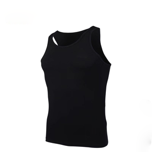 Débardeur de sport pour homme à haute élasticité, style <span class=keywords><strong>NBA</strong></span>, séchage rapide, respirant, pour l'entraînement au basketball, sans manches, avec logo personnalisé - Product Image 1