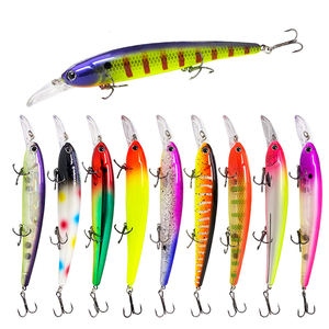 Esca rigida in plastica di alta qualità da 145mm 10 colori in ABS <span class=keywords><strong>artificiali</strong></span> esca galleggiante pesciolino artificiale per trespolo <span class=keywords><strong>spigola</strong></span> - Product Image 1