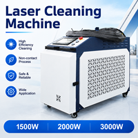 Machine de nettoyage laser à fibre continue 1500W 2000W 3000W, refroidie par eau, pour l'automatisation robotisée et le décapage de la rouille de surface