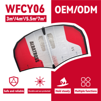 Haute Qualité Nylon et Polyester Surf Hydrofoil Windfoil Feuille Aile Vente Chaude Vent Foiling Surf Équipement pour Les Eaux De L'océan