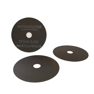 Haute qualité 125mm X 0.5mm disque de coupe abrasif à liaison en résine Ultra-mince 30-50 HRC métaux ferreux doux moyens OEM personnalisé - Product Image 2