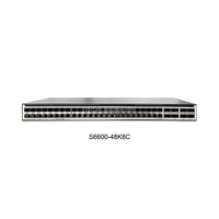 S6600-48K8C Convergence Switch Mendukung Port Uplink 100GE/25GE Kombinasi Port Fleksibel untuk Jaringan Pusat Data