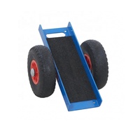Chariot de panneau de cloisons sèches avec pneus pneumatiques capacité de charge 200kg chariot de panneau chariot