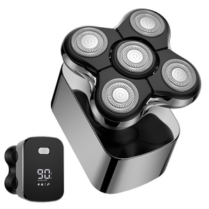 เครื่องโกนหนวดไฟฟ้าแบบไร้สาย 5 in 1 5D แบบถอดได้ ชาร์จผ่านพอร์ต Type-C พร้อมหน้าจอ LED แสดงผล ใช้ได้ทั้งแบบแห้งและแบบเปียก มาตรฐานกันน้ำ IPX6 สำหรับผู้ชาย - Product Image 1